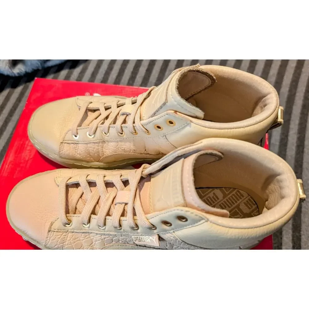 Puma Women's High-Top Sneaker in Light Pink